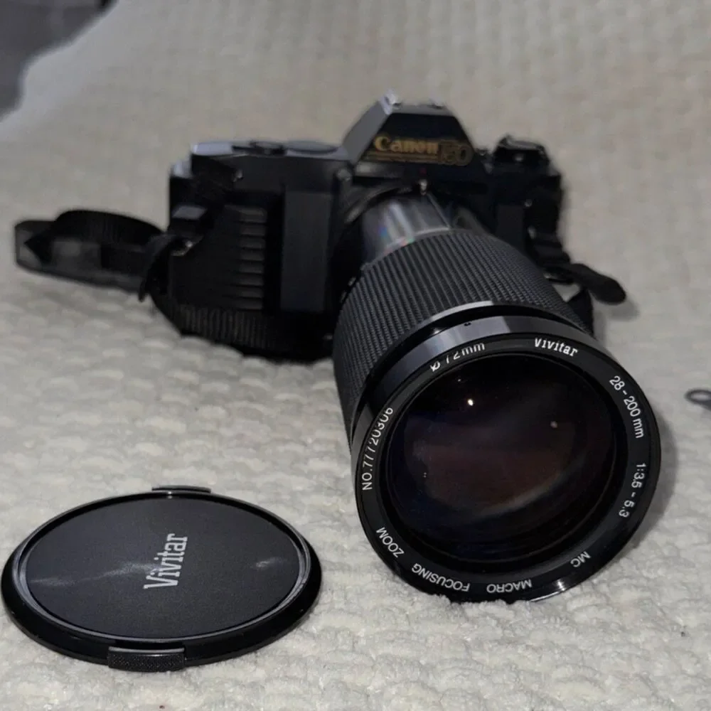 Vivitar VIVITAR SLR 35mm Manual Focus Film Camera Black Classic Photography